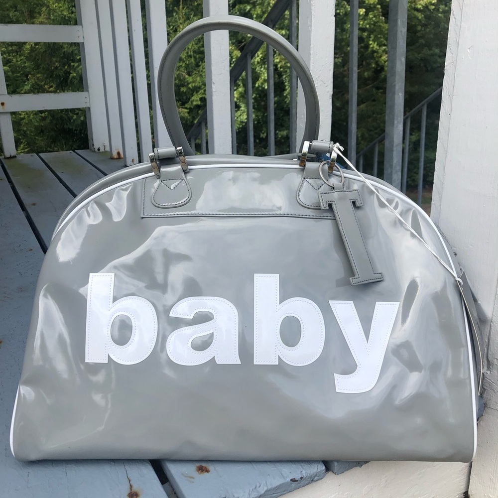 Trumpette Gray Baby Schlepp Bag